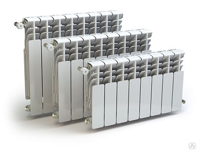 Радиатор алюминиевый THERMA Q1 500/80 6 секций 750 Вт(1223458)